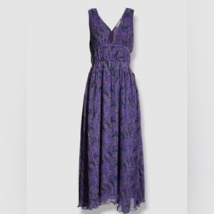 Ramy Brook Violet Floral Maxi Dress